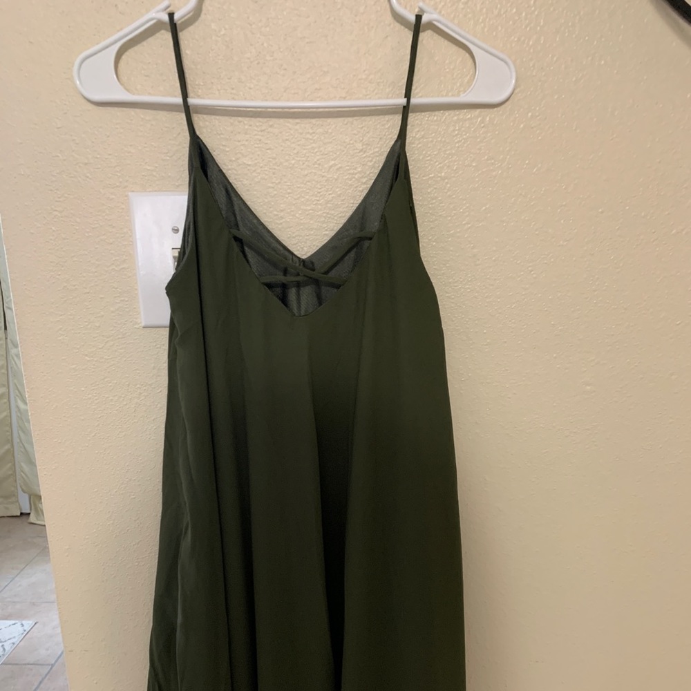 Olive green dress straps